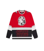 APPLIQUE ASTRO HOCKEY TOP BLACK RED
