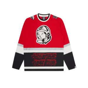 APPLIQUE ASTRO HOCKEY TOP BLACK RED