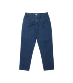 APPLIQUE LOGO BUGGY DENIM PANTS BLUE