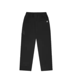 ARCH LOGO APPLIQUE WIDE LEG SWEATPANTS BLACK 1