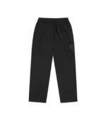ARCH LOGO APPLIQUE WIDE LEG SWEATPANTS BLACK