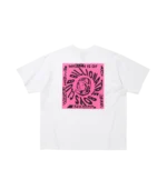 BILLIONAIRE BOYS CLUB T SHIRT WHITE PINK 1
