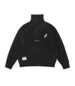 BILLIONAIRE BOYS CLUB X EDDIE BAUER HALF ZIP UP KNIT BLACK