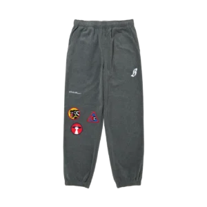 BILLIONAIRE BOYS CLUB X EDDIE BAUER POLARTEC FLEECE PANTS GREY