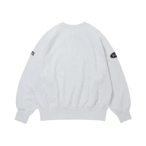 BILLIONAIRE BOYS CLUB X MANASTASH GUSSET SWEATSHIRT ASH GREY 1
