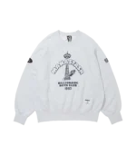BILLIONAIRE BOYS CLUB X MANASTASH GUSSET SWEATSHIRT ASH GREY