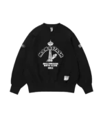 BILLIONAIRE BOYS CLUB X MANASTASH GUSSET SWEATSHIRT BLACK