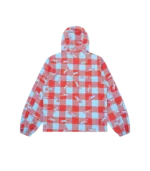 CHECKER RUNNING DOG HOODED WINDBREAKER MULTI 1