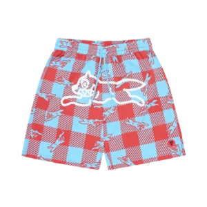 CHECKER RUNNING DOG SWIM SHORTS MULTI