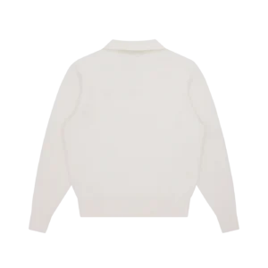 CLUBHOUSE KNITTED COLLARED JUMPER OFF WHITE 1