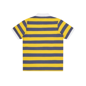 CONES & BONES POLO SHIRT BLUE YELLOW 1