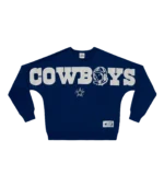 DALLAS COWBOYS CREWNECK NAVY