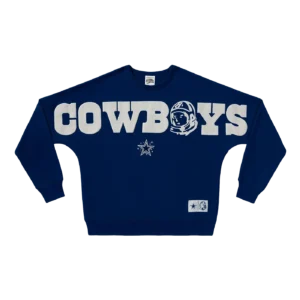 DALLAS COWBOYS CREWNECK NAVY