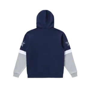 DALLAS COWBOYS PULLOVER ANORAK NAVY GREY 1