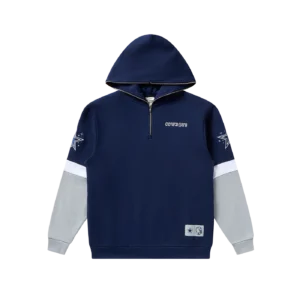 DALLAS COWBOYS PULLOVER ANORAK NAVY GREY