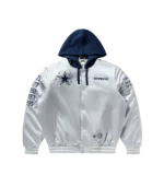 DALLAS COWBOYS SATIN JACKET GREY