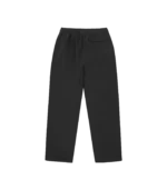 DISTORTED ARCH LOGO STRAIGHT LEG SWEATPANTS BLACK1