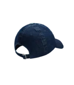 DISTRESSED RUNNING DOG DAD CAP INDIGO