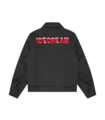 DRIPPY QUILTED WORK JACKET BLACK 1