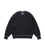EMBROIDERED ARCH LOGO SWEATSHIRT NAVY 1