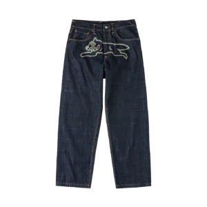 EVISU X ICECREAM DAICOCK PRINTED BAGGY JEANS RINSE INDIGO