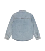 FADED ARCH LOGO L S DENIM SHIRT LIGHT WASH BLUE 1