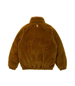 FUR DOWN JACKET BROWN 1