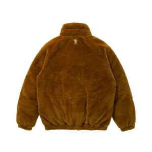 FUR DOWN JACKET BROWN 1
