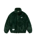 FUR DOWN JACKET GREEN