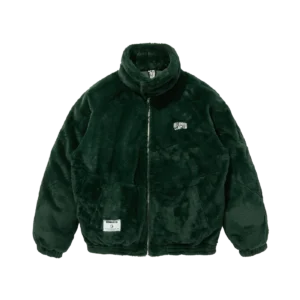 FUR DOWN JACKET GREEN