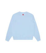 GLITTER RUNNING DOG CREWNECK BLUE 1
