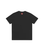 GLITTER RUNNING DOG T SHIRT BLACK 1