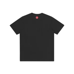 GLITTER RUNNING DOG T SHIRT BLACK 1