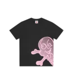 HALFTONE JUMBO CONES & BONES T SHIRT BLACK