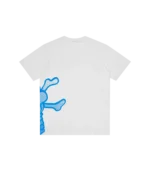 HALFTONE JUMBO CONES & BONES T SHIRT WHITE 1