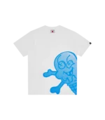 HALFTONE JUMBO CONES & BONES T SHIRT WHITE