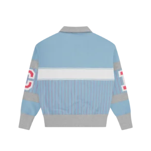 IC CUBS COLLARED QUARTER ZIP BLUE 1