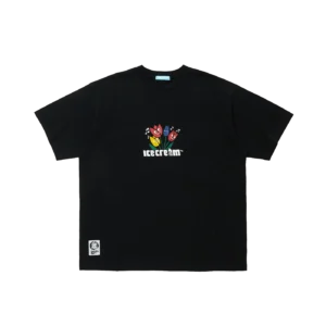 ICECREAM T SHIRT BLACK