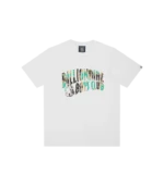 LEOPARD CAMO ARCH LOGO T SHIRT WHITE