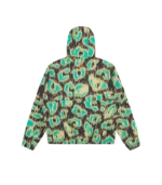 LEOPARD CAMO HOODED SHELL JACKET MULTI 1