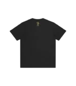 LEOPARD PRINT ARCH LOGO T SHIRT BLACK 1