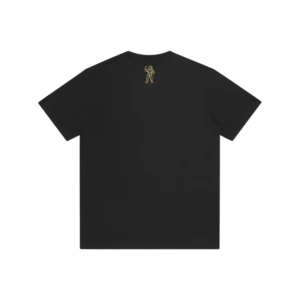 LEOPARD PRINT ARCH LOGO T SHIRT BLACK 1