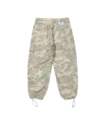 NYLON WIDE CARGO PANTS CAMO 1