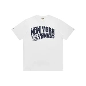 NYY CHAMPION T SHIRT WHITE