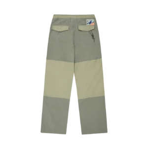 PANELLED PARACHUTE PANTS KHAKI 1
