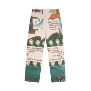 PARLOR DOUBLE SCOOP DENIM PANTS MULTI 1