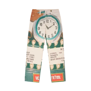 PARLOR DOUBLE SCOOP DENIM PANTS MULTI