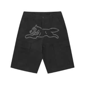 RUNNING DOG CARGO SHORTS BLACK