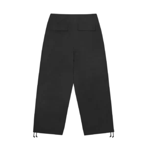 RUNNING DOG PARACHUTE PANTS BLACK 1
