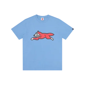RUNNING DOG T SHIRT BLUE
